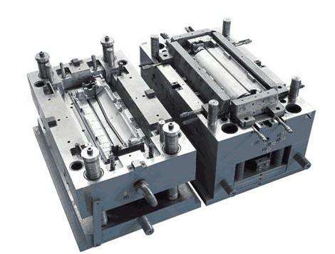 注塑模具動、定模采用鑲塊形式